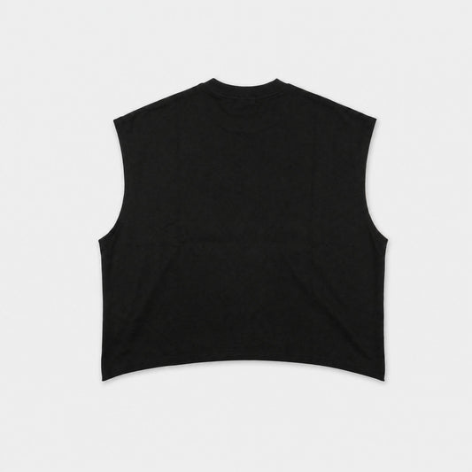 Minimal Graphic Black Tank