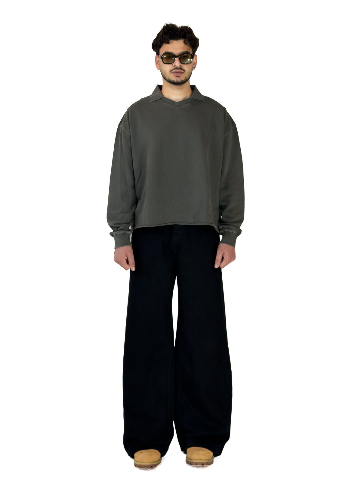 TARQ Black Wide Leg Jeans