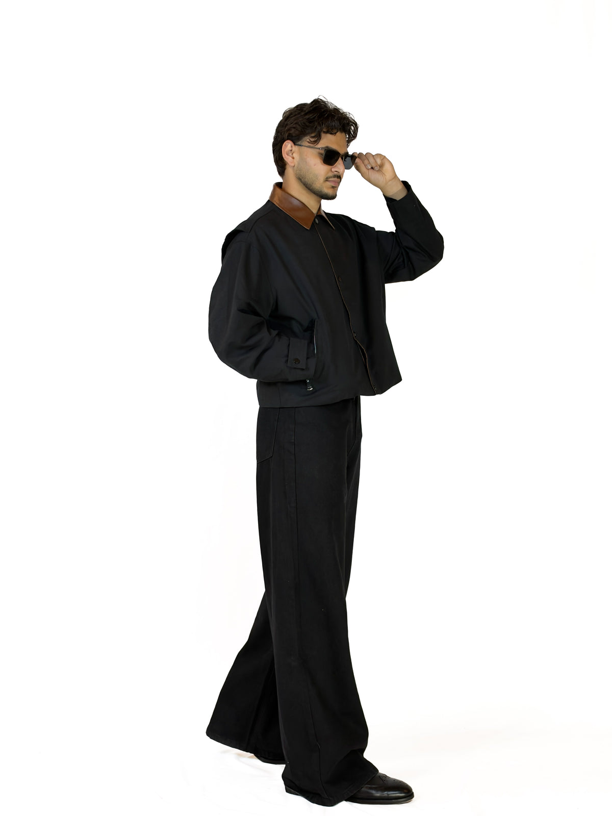 TARQ Contrast Collar Jacket