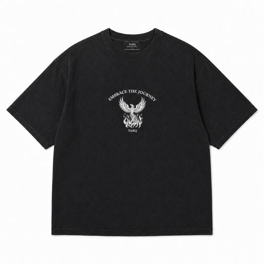 BLACK WASH GRAPHIC TEE