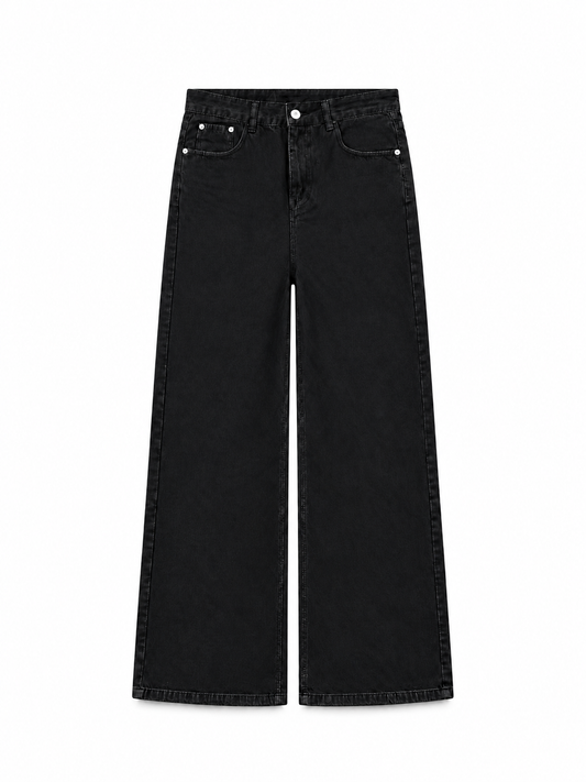 TARQ Black Wide Leg Jeans