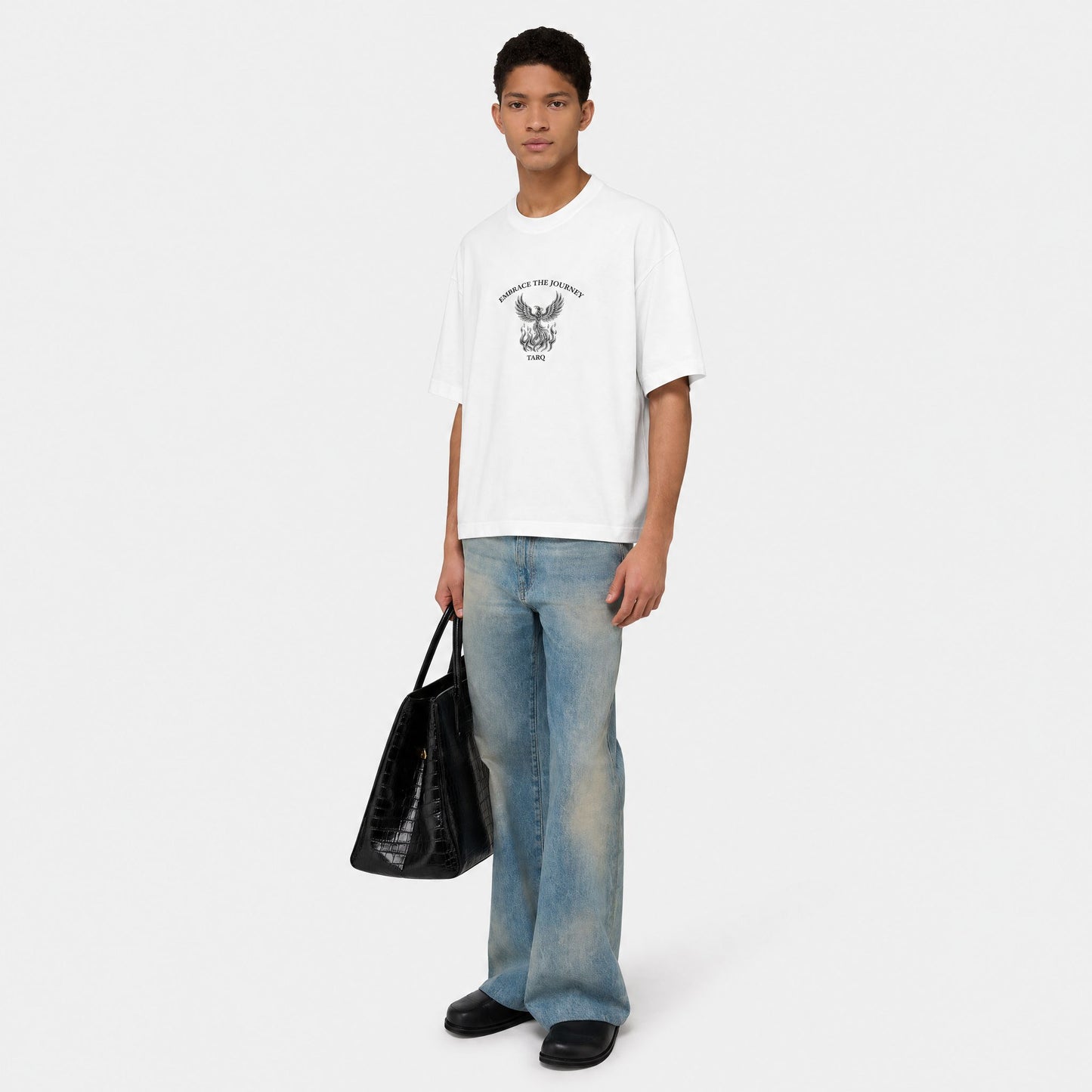 PLAIN LOOSE FIT TEE