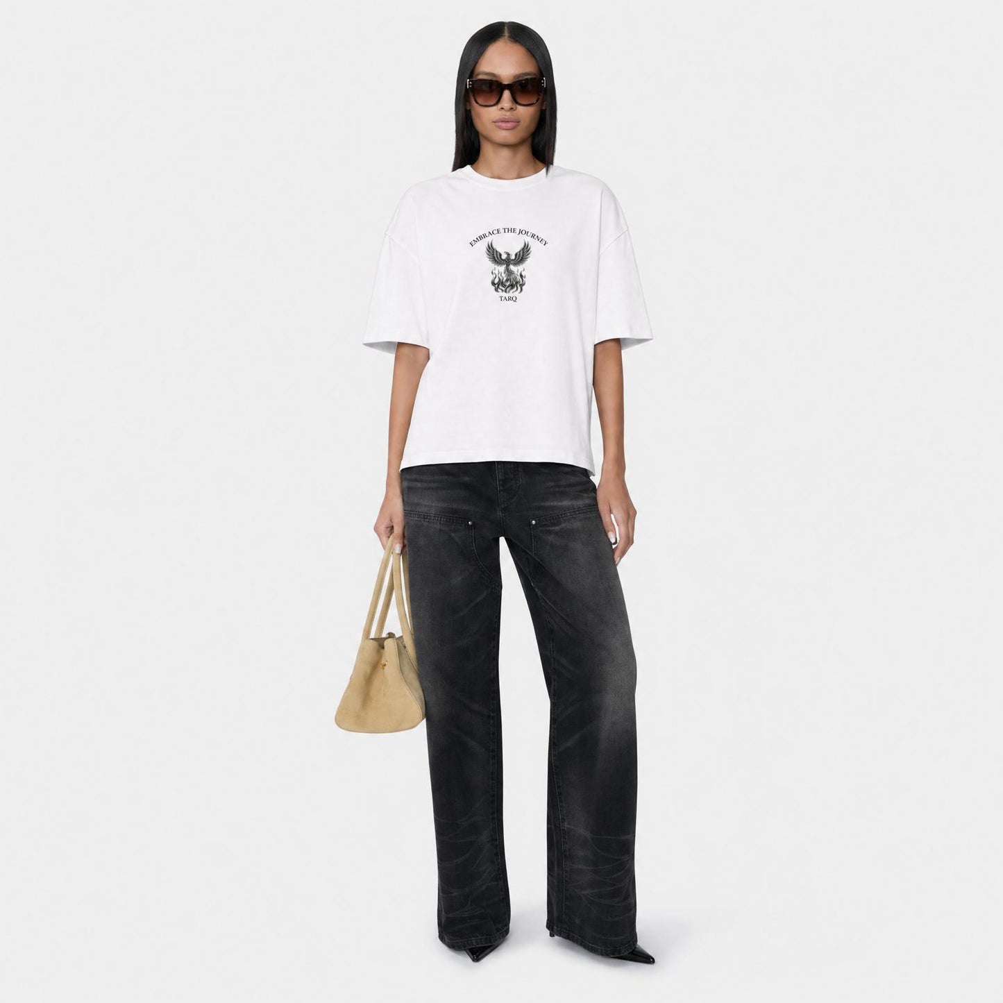 PLAIN LOOSE FIT TEE