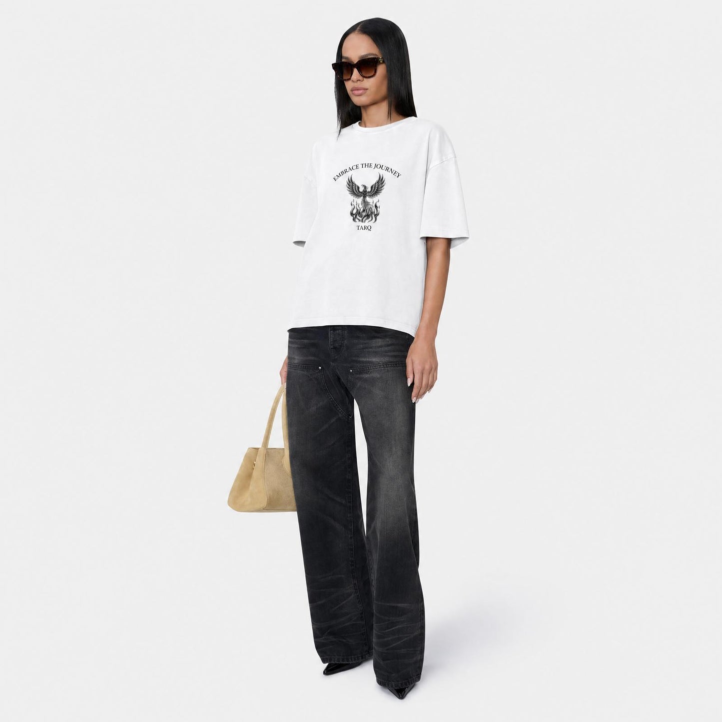 PLAIN LOOSE FIT TEE