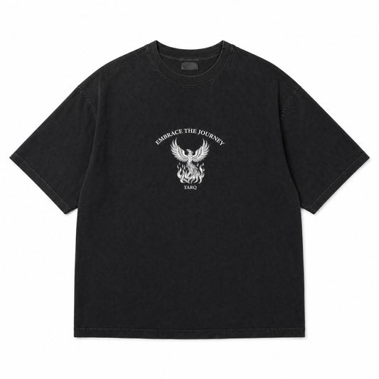 BLACK WASH GRAPHIC TEE