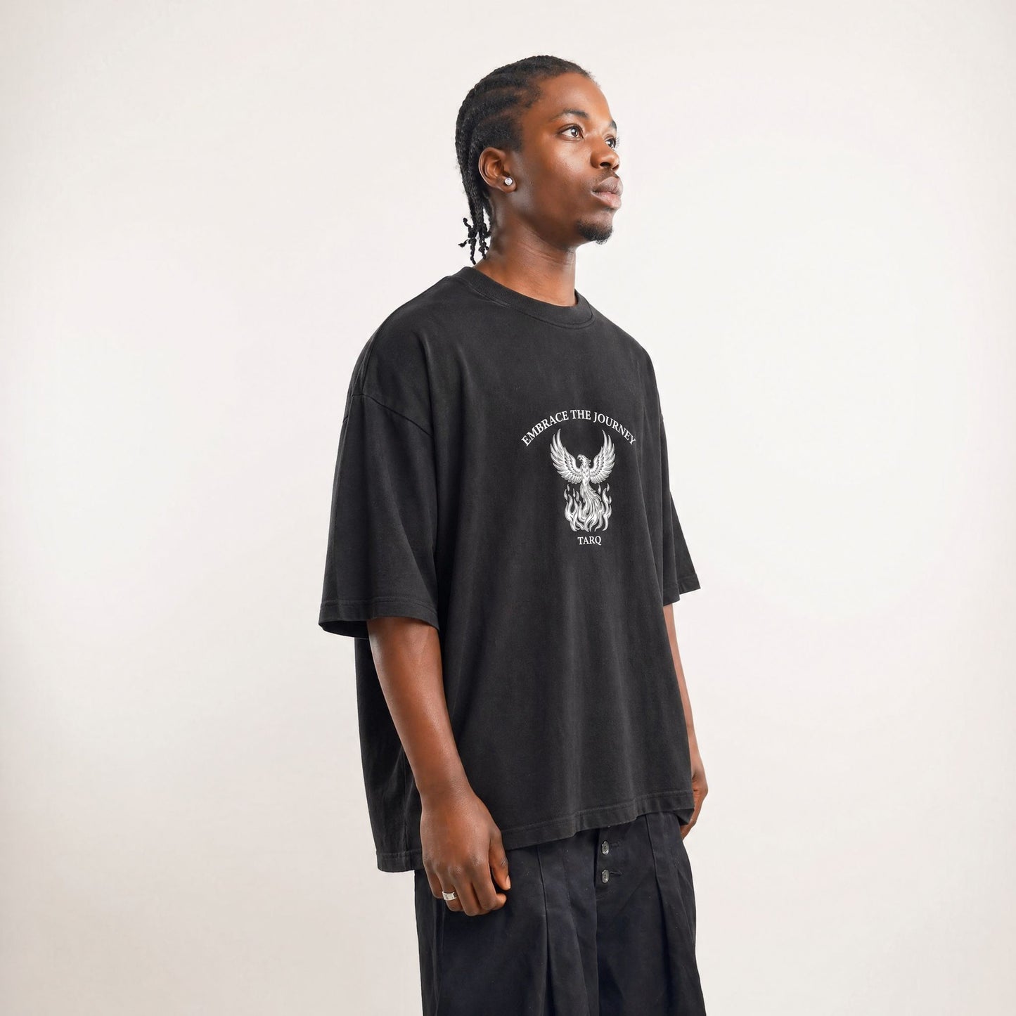 BLACK WASH GRAPHIC TEE