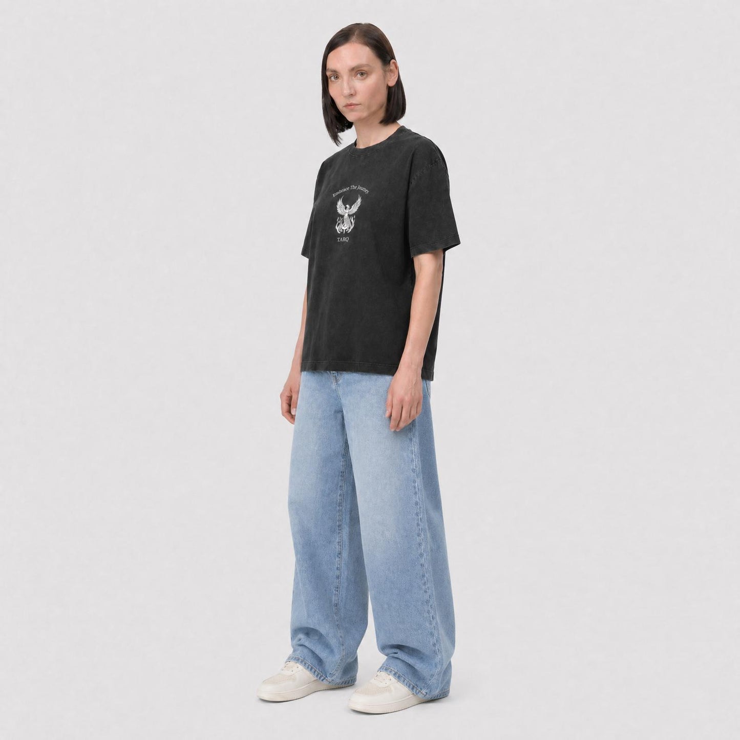 BLACK WASH GRAPHIC TEE